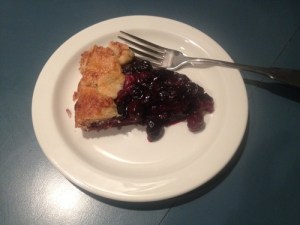 Blueberry-lemon galette