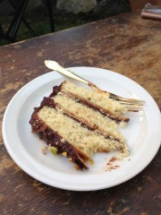 Pistachio Petite-Four Cake