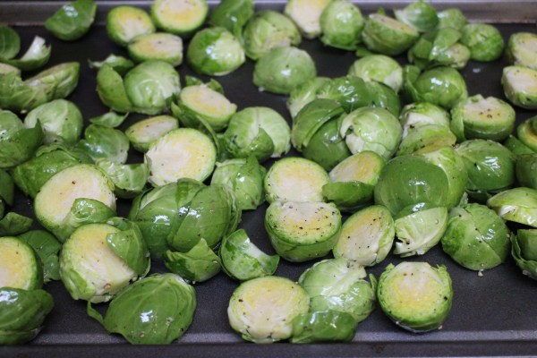 Roasted Brussel Sprouts Prep