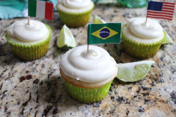 Caipirinha Cupcakes with Cachaça Buttercream (a.k.a “The World Cupcakes”)