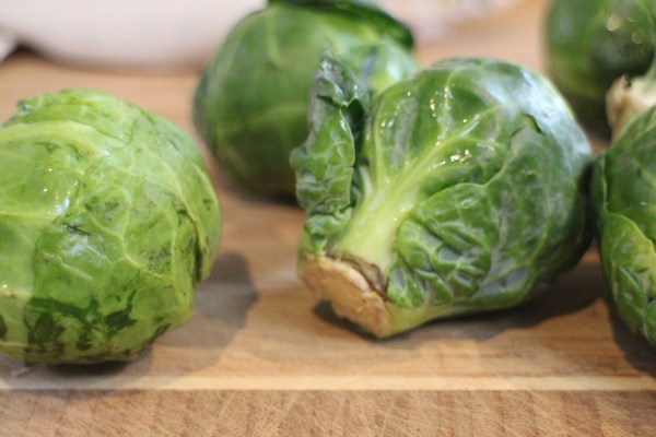 Brussels Sprouts Salad with Creamy Caesar Dressing