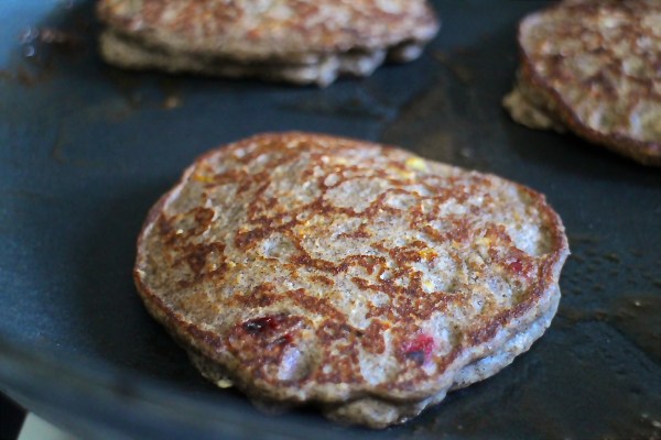 Cranberry Walnut Buckwheat Pancakes