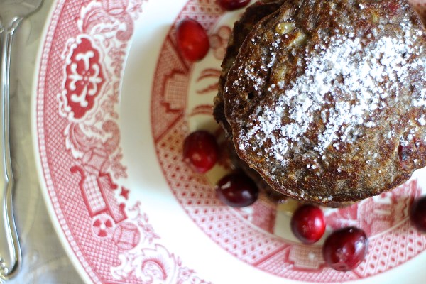 Cranberry Walnut Buckwheat Pancakes